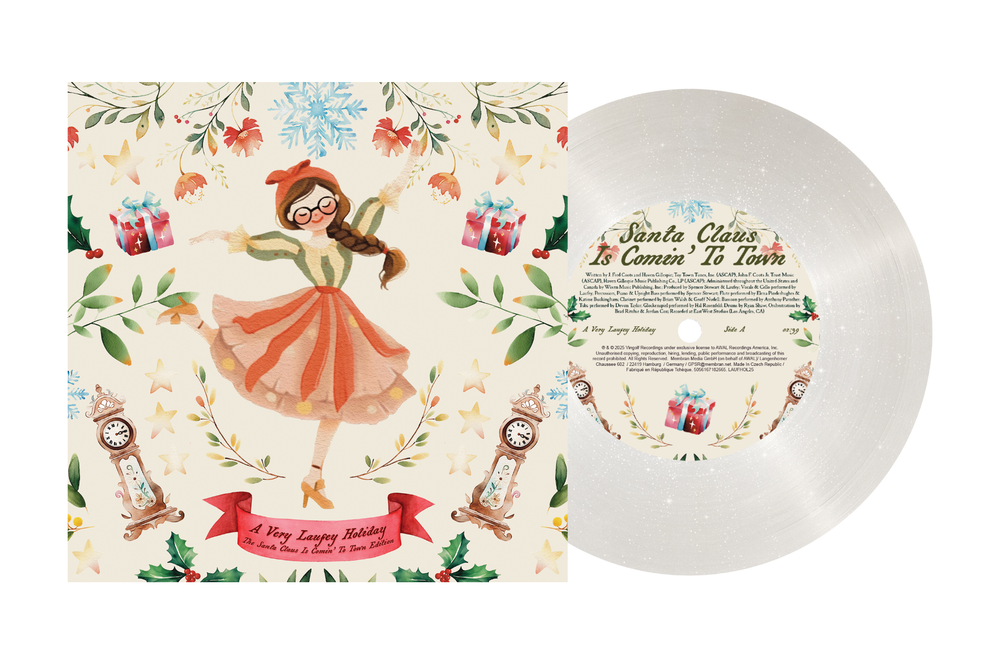 Laufey - A Very Laufey Holiday: The Santa Claus Is Comin’ To Town Edition [Snow Globe Glitter 7'] [Vinyl]