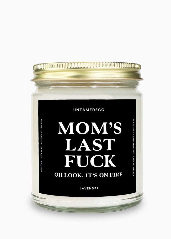 Mom's Last Fuck Gold Top Candle (ONLINE ORDER ONLY)