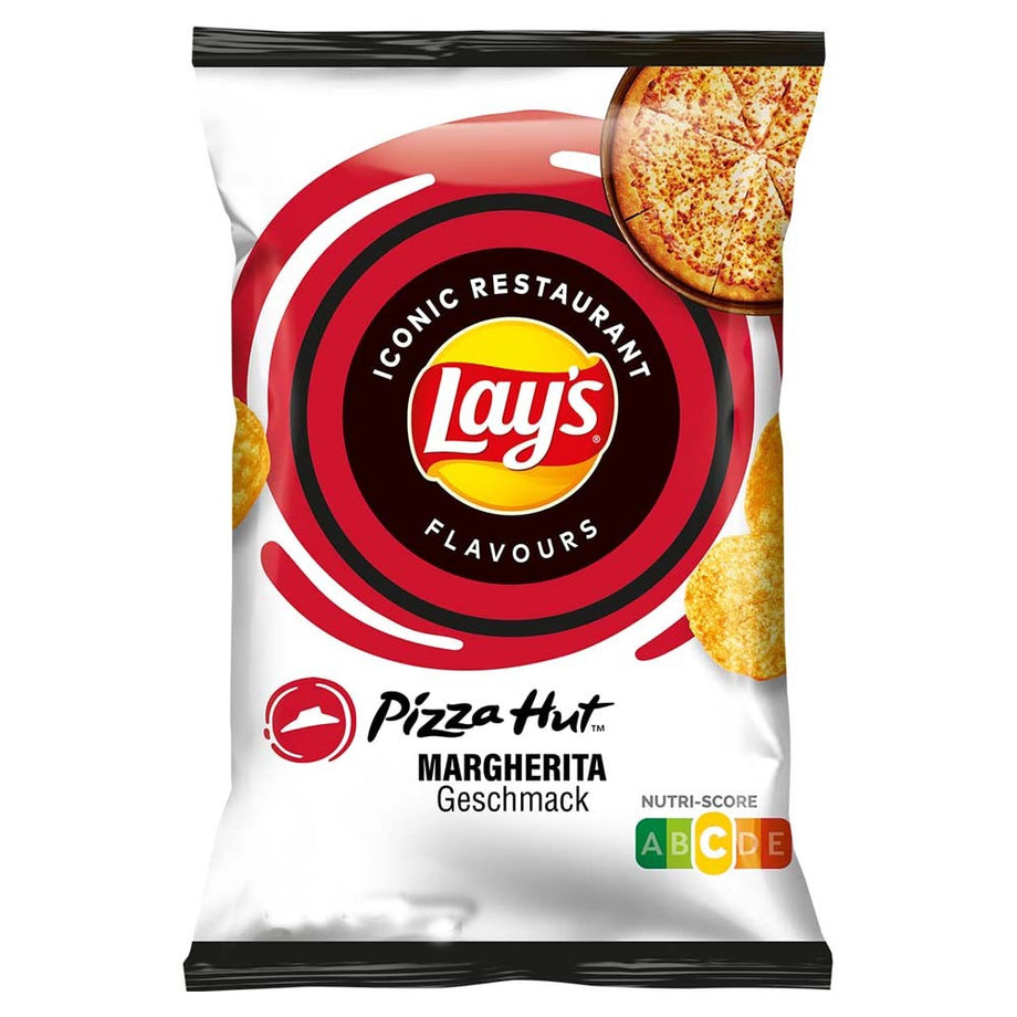 Lays Iconic Restaurant Flavors Pizza Hut Margherita Geschmack (150g) (Denmark) (ONLINE ORDER ONLY)
