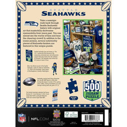 Seattle Seahawks - Locker Room 500 Piece Jigsaw Puzzle (ONLINE ORDER ONLY)