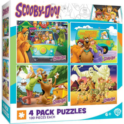 Scooby-Doo! 100 Piece Jigsaw Puzzles 4-Pack