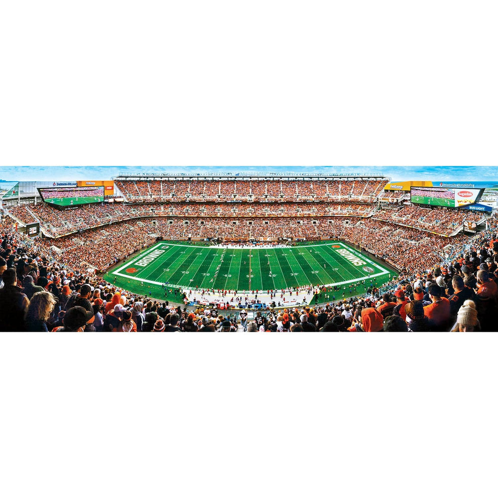 Cleveland Browns - 1000 Piece Panoramic Jigsaw Puzzle (ONLINE ORDER ONLY)
