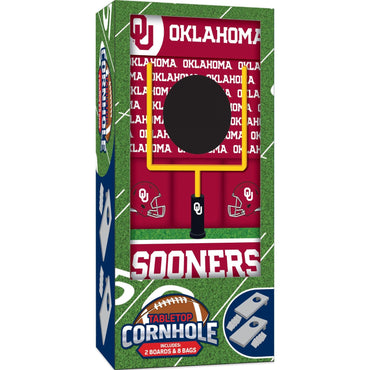 Oklahoma Sooners - NCAA Tabletop Cornhole (ONLINE ORDER ONLY)