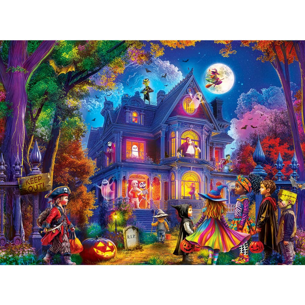 Halloween Glow in the Dark - Trick or Treat 100 Piece Jigsaw Puzzle (ONLINE ORDER ONLY)