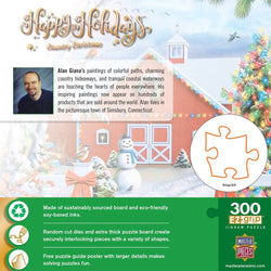 Happy Holidays - Country Christmas 300 Piece EZ Grip Jigsaw Puzzle (ONLINE ORDER ONLY)