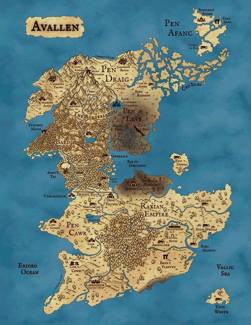 Legends of Avallen: Core Rulebook (ONLINE ORDER ONLY)