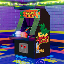 Dragon's Block Arcade Machine Toy Building Kit made using LEGO parts - B3 Customs (Online Order Only)