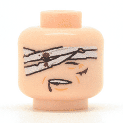 Bandaged Head - Custom LEGO Military Part (Online Order Only)
