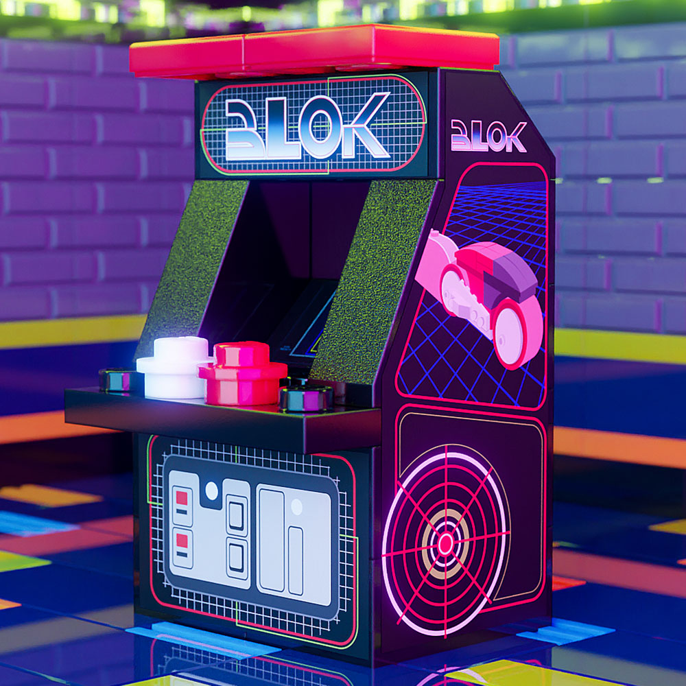 Custom BLOK (1982 Edition) Classic Arcade Machine (Online Order Only)