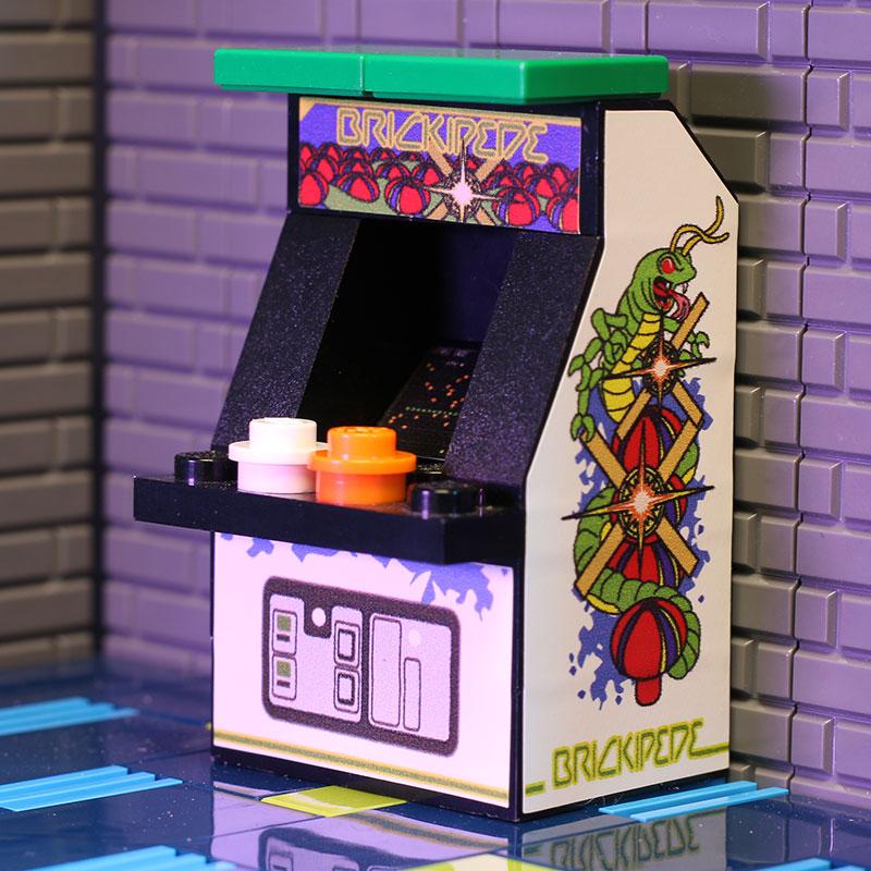 Custom Brickipede Arcade Machine made using LEGO parts - B3 Customs (Online Order Only)