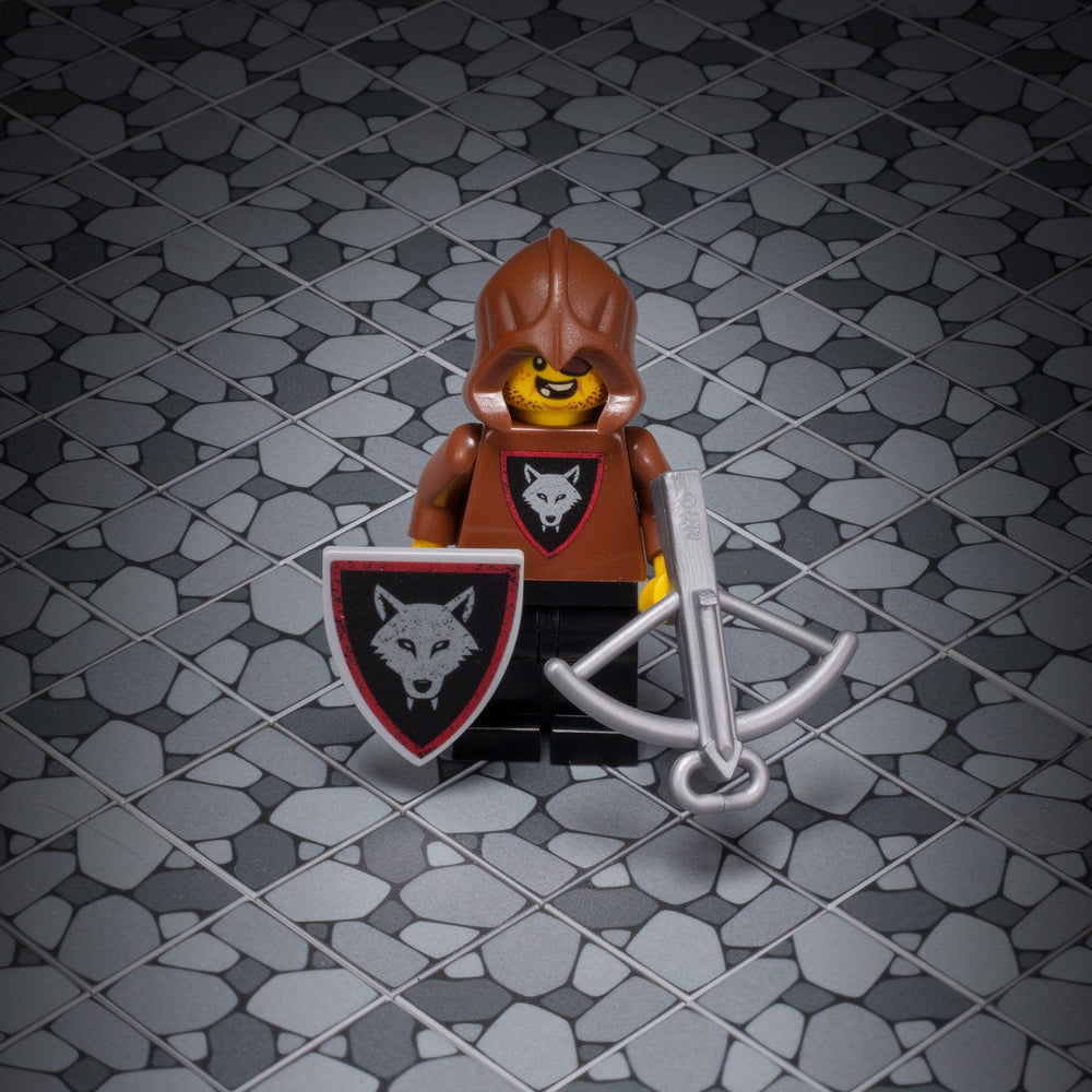 Cobblestone Flooring - Custom Printed 2x2 Tile made using LEGO part (Online Order Only)