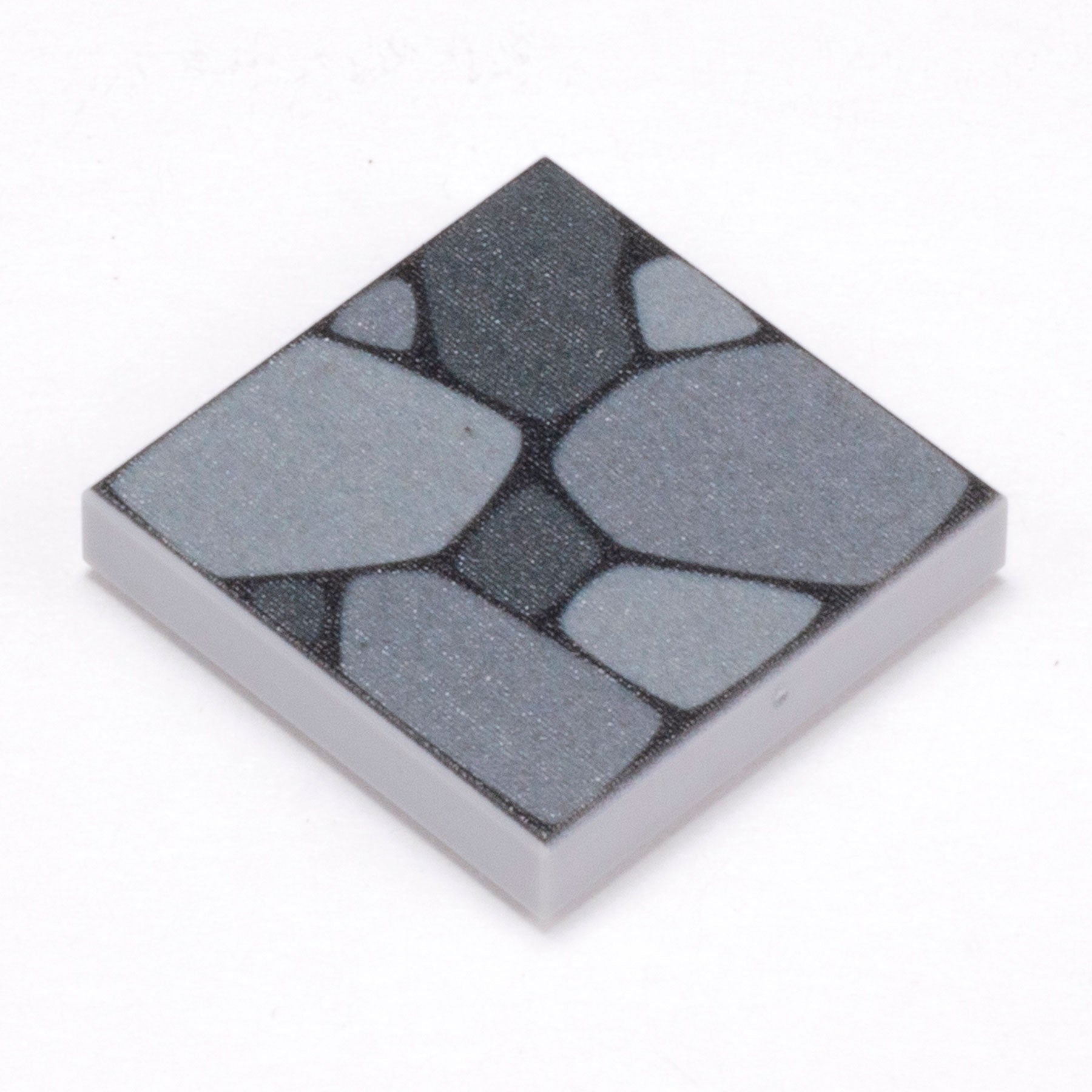 Cobblestone Flooring - Custom Printed 2x2 Tile made using LEGO part (Online Order Only)