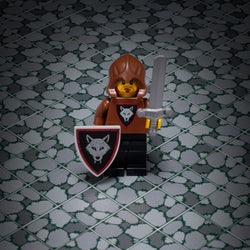 B3 Customs Cobblestone (Plant Overgrowth) Tile Part Pack (20 Tiles) made with LEGO parts (Online Order Only)