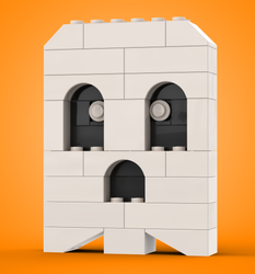 Halloween Ghost - B3 Customs Set made using LEGO parts (Online Order Only)