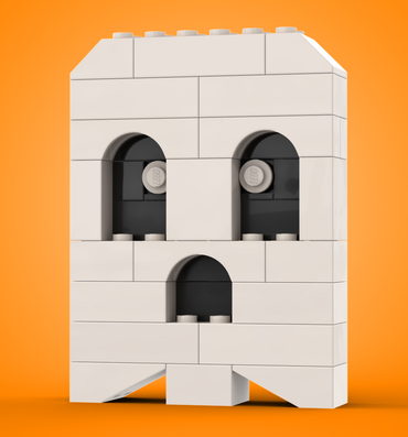Halloween Ghost - B3 Customs Set made using LEGO parts (Online Order Only)