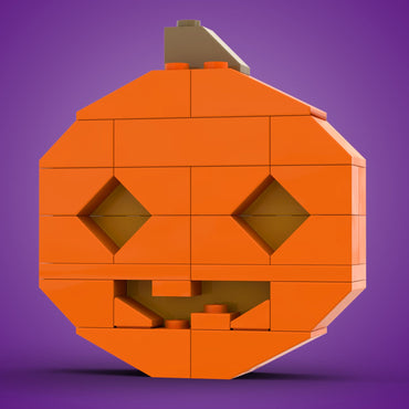 Halloween Jack-O'-Lantern B3 Customs Set made using LEGO parts (Online Order Only)