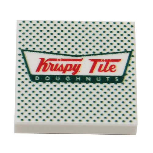 Krispy Tile Doughnuts Tile made using LEGO part - B3 Customs (Online Order Only)