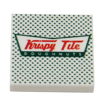 Krispy Tile Doughnuts Tile made using LEGO part - B3 Customs (Online Order Only)