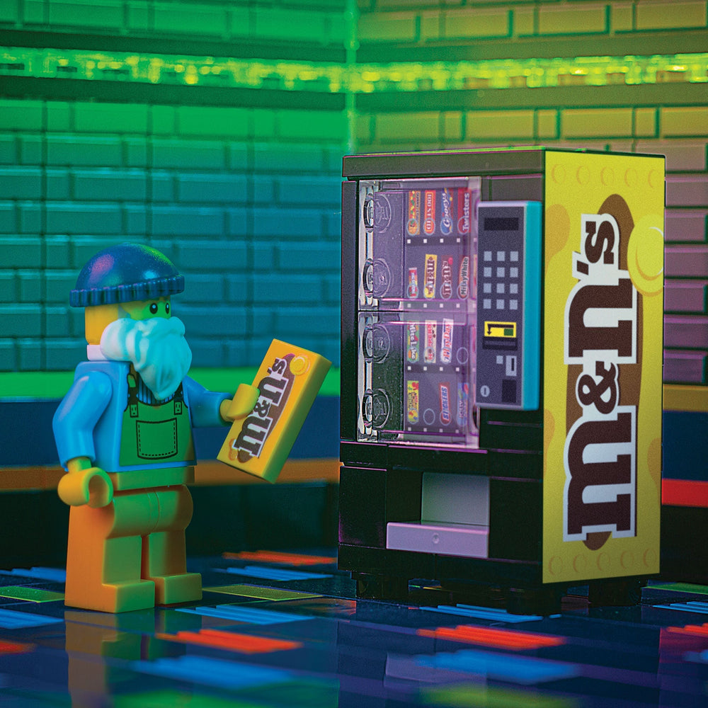 M&Ns (Peanut) Candy Vending Machine made using LEGO parts - B3 Customs (Online Order Only)