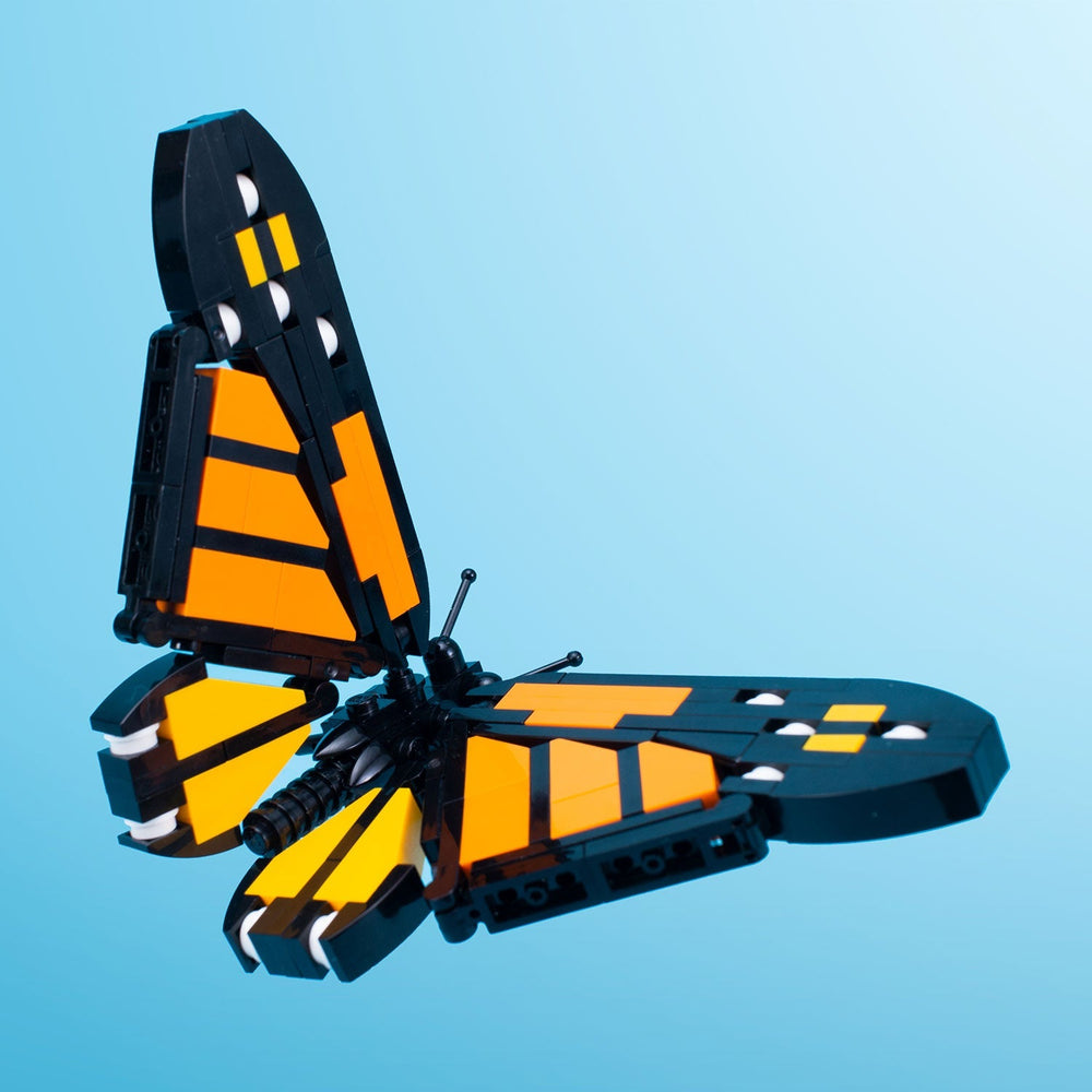 Monarch Butterfly - B3 Customs Building Set made using LEGO parts (Online Order Only)