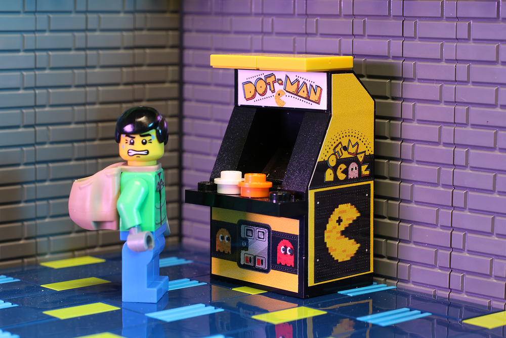 Dot-Man Arcade Machine made using LEGO parts - B3 Customs (Online Order Only)