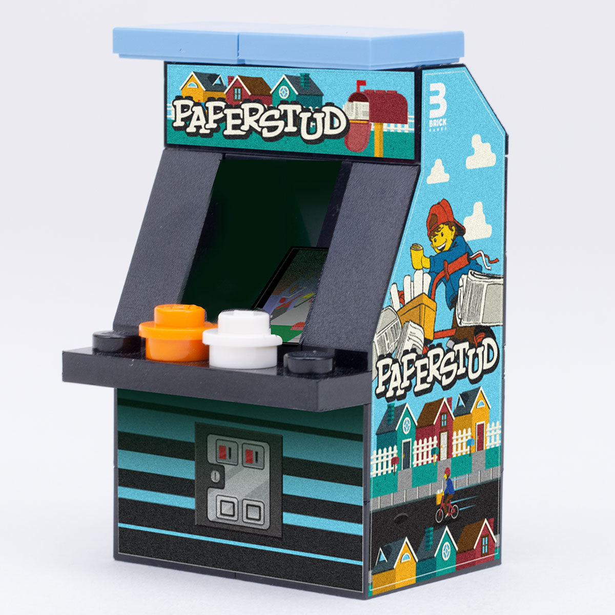 Paper Stud - B3 Customs Arcade Machine made using LEGO parts (Online Order Only)