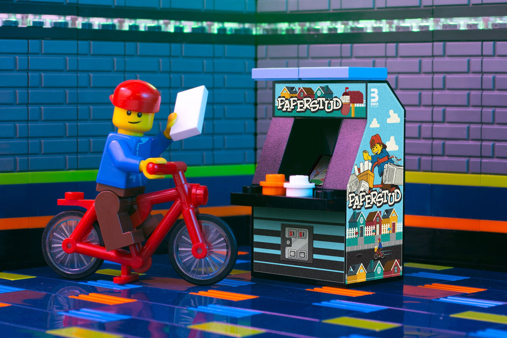 Paper Stud - B3 Customs Arcade Machine made using LEGO parts (Online Order Only)