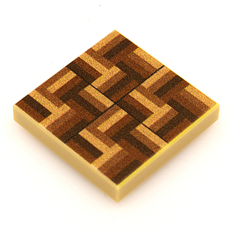 Parquet Flooring (Pack of 20) - B3 Customs Printed 2x2 Tiles (Online Order Only)