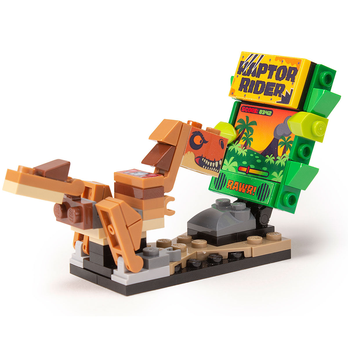 Raptor Rider - B3 Customs Arcade Game made using LEGO parts (Online Order Only)