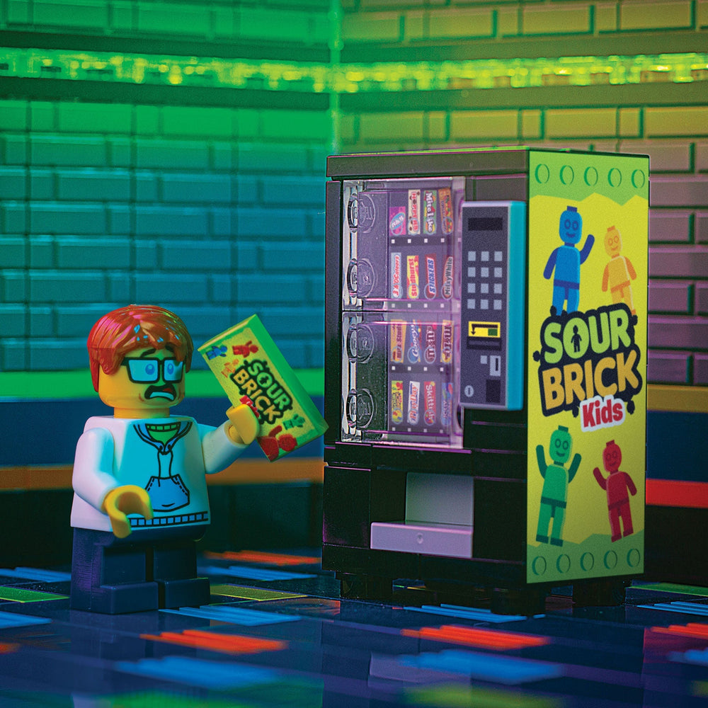 Sour Brick Kids - B3 Customs Candy Vending Machine made using LEGO parts (Online Order Only)