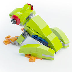 Red-Eye Tree Frog - Custom Building Set made using LEGO parts - B3 Customs (Online Order Only)