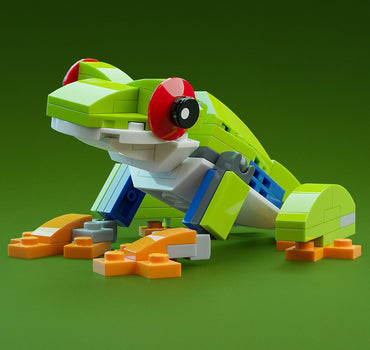 Red-Eye Tree Frog - Custom Building Set made using LEGO parts - B3 Customs (Online Order Only)