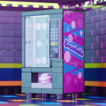 Snowballs Minifig Vending Machine made using LEGO parts - B3 Customs (Online Order Only)