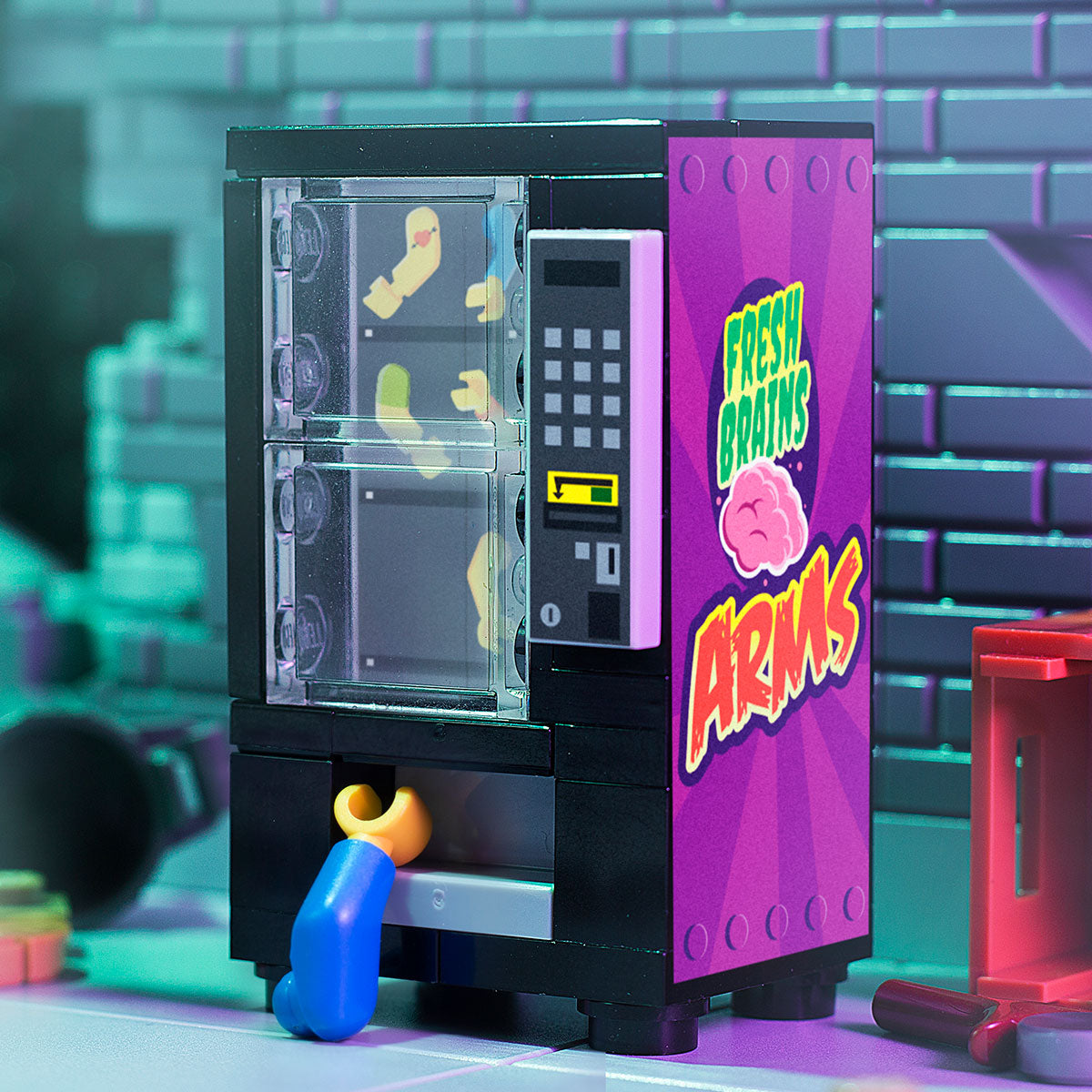 Fresh Brains (Arms Only) - B3 Customs Zombie Vending Machine made using LEGO parts (Online Order Only)