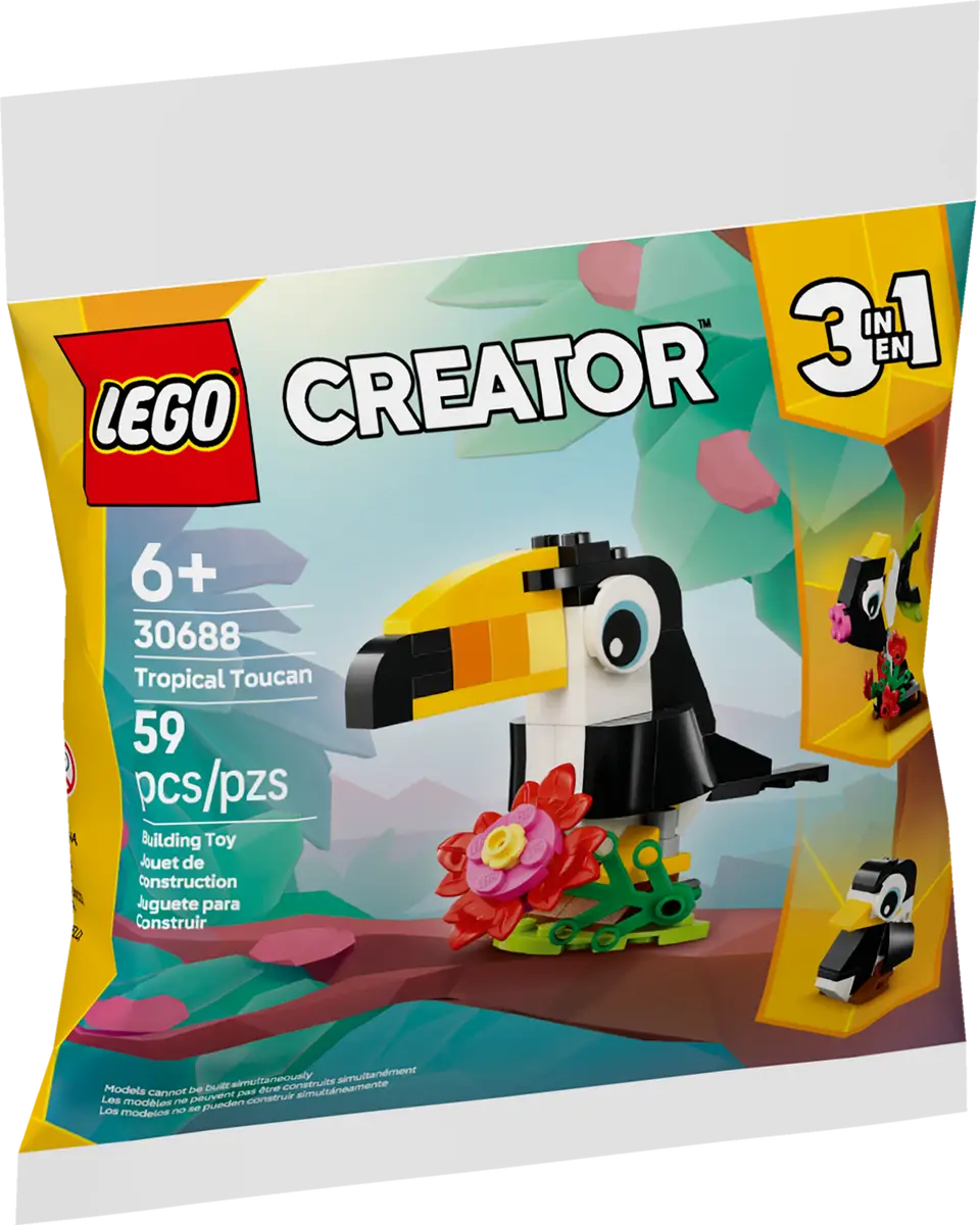 LEGO 30688 Creator Tropical Toucan 3 In 1 (Online Order Only)