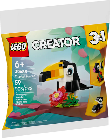 LEGO 30688 Creator Tropical Toucan 3 In 1 (Online Order Only)