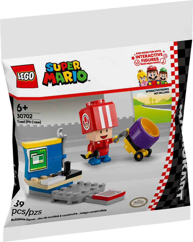 LEGO 30702 Mario Kart – Toad (Pit Crew) (Online Order Only)