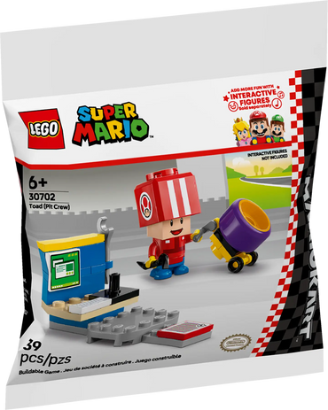 LEGO 30702 Mario Kart – Toad (Pit Crew) (Online Order Only)
