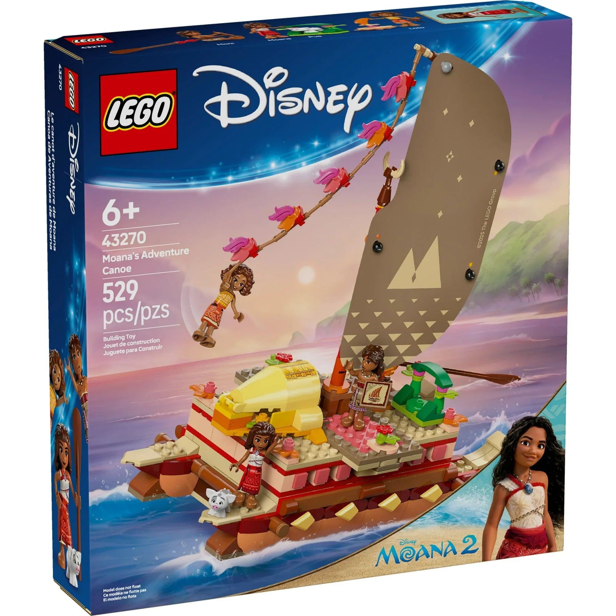 LEGO 43270 Disney Moana's Adventure Canoe (Online Order Only)