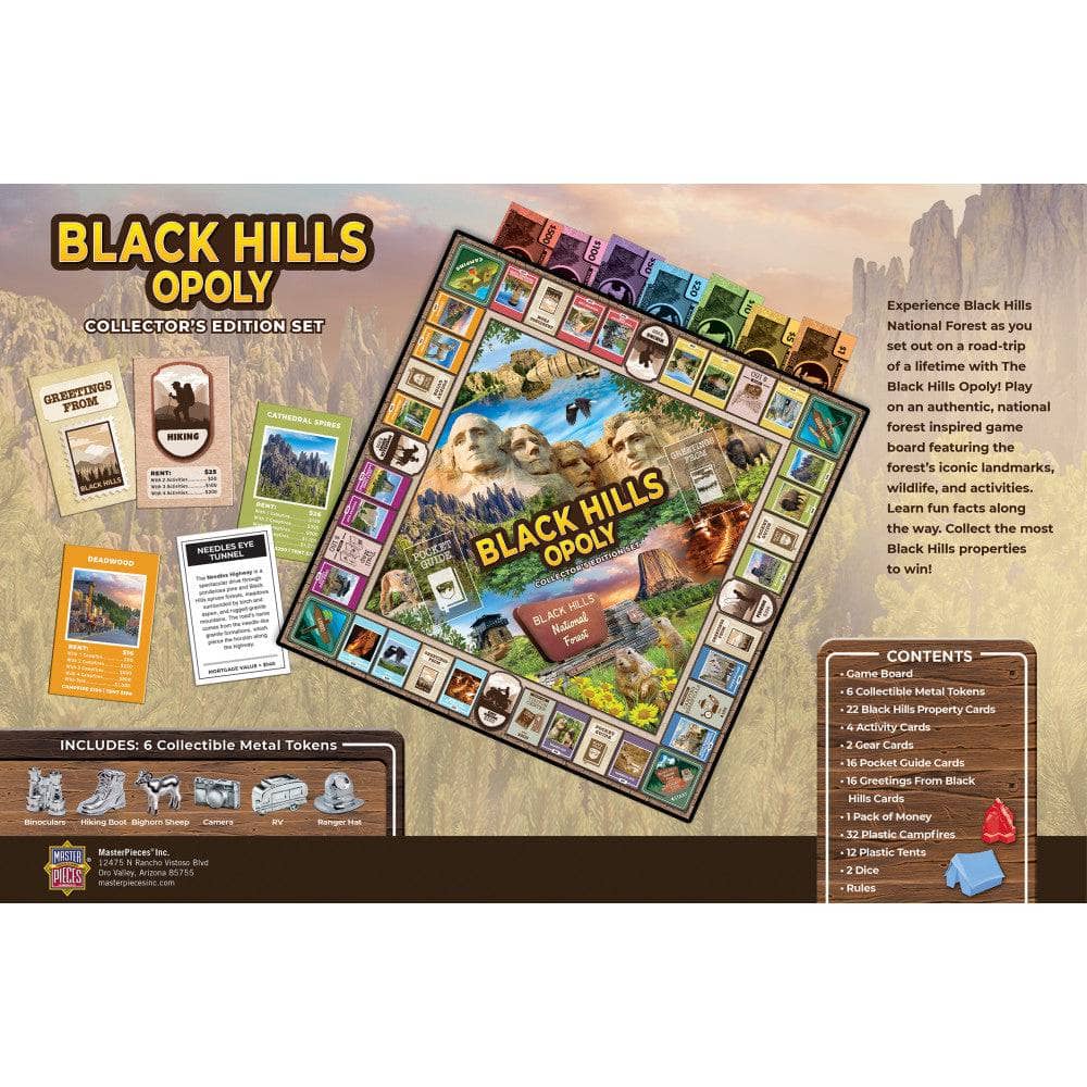 Black Hills Opoly Board Game
