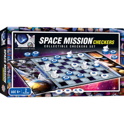 Space Mission Checkers Board Game (ONLINE ORDER ONLY)