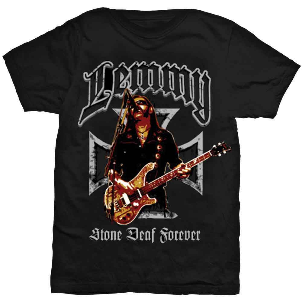 Lemmy - Iron Cross Stone Deaf Forever [T-Shirt] (ONLINE ORDER ONLY)