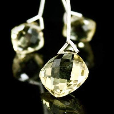 Lemon Quartz Beads Corner Drilled Pillow Set (ONLINE ORDER ONLY)