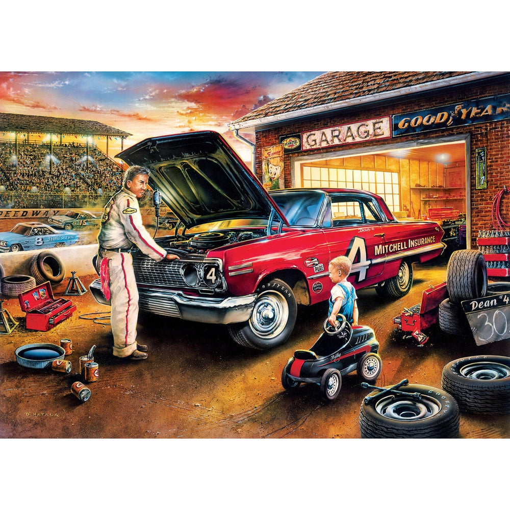 Childhood Dreams - Track Side 1000 Piece Jigsaw Puzzle (ONLINE ORDER ONLY)