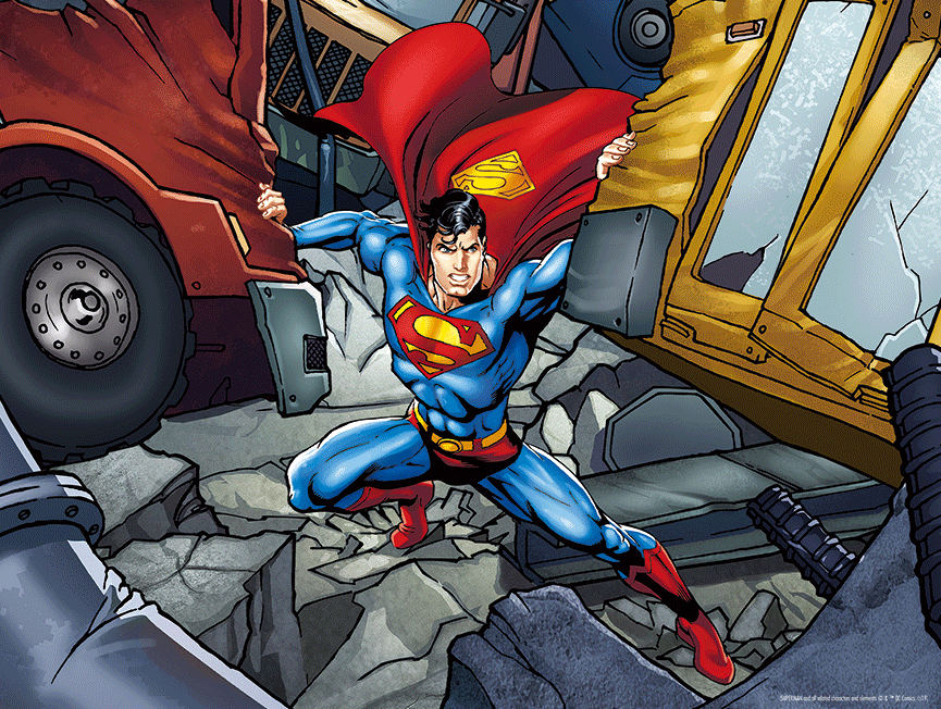 Lenticular 3D Puzzle: DC - Superman Strength (ONLINE ORDER ONLY)