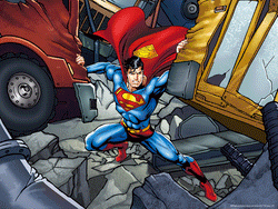 Lenticular 3D Puzzle: DC - Superman Strength (ONLINE ORDER ONLY)