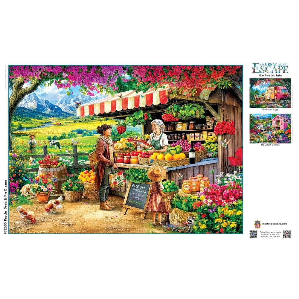 The Great Little Escape - Peachy Deals & Pie Dreams 1000 Piece Jigsaw Puzzle (ONLINE ORDER ONLY)
