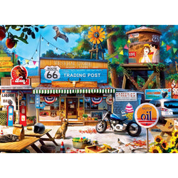 Cruisin' Route 66 - Trading Post on Route 66 1000 Piece Jigsaw Puzzle (ONLINE ORDER ONLY)