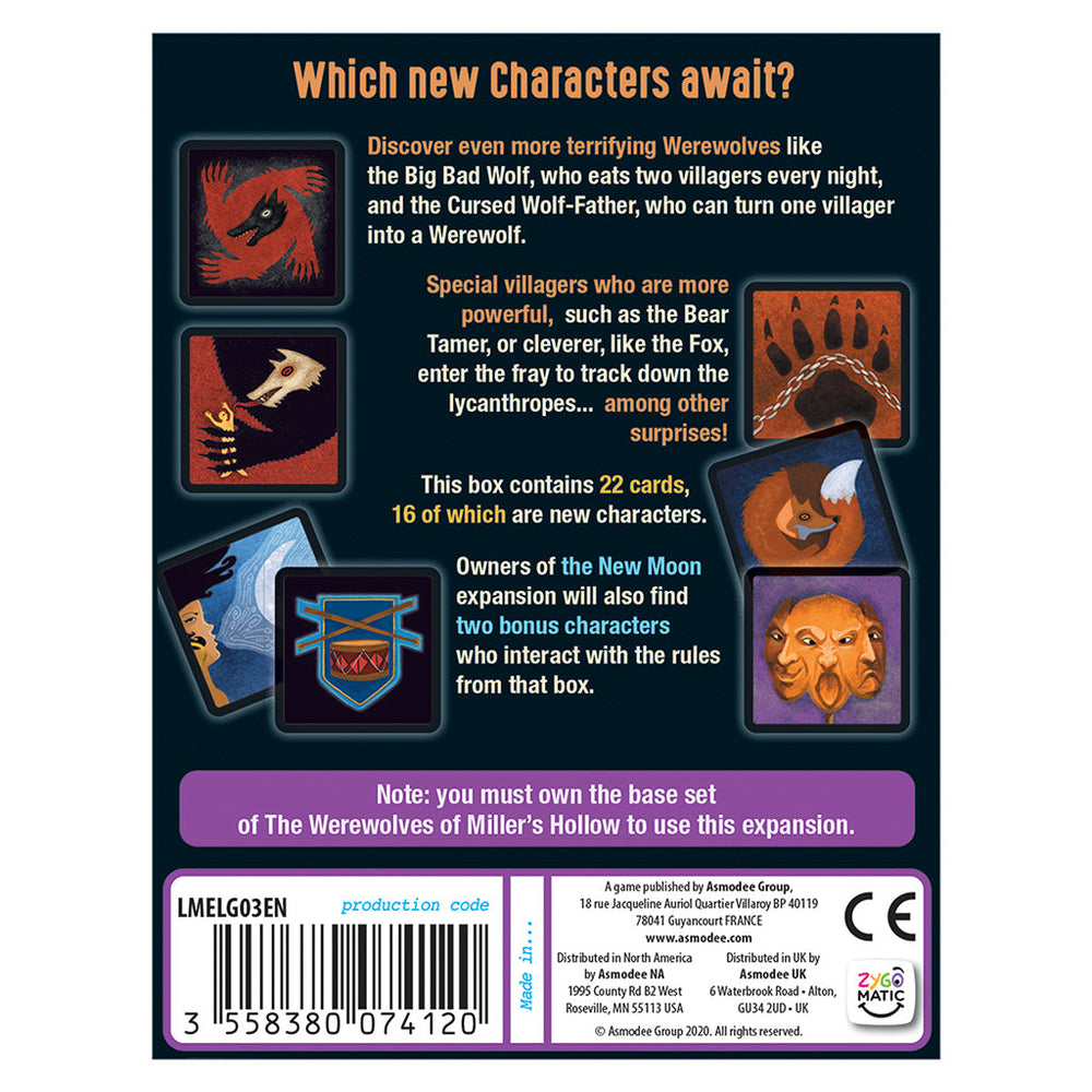 Werewolves of Miller's Hollow: Characters (ONLINE ORDER ONLY)