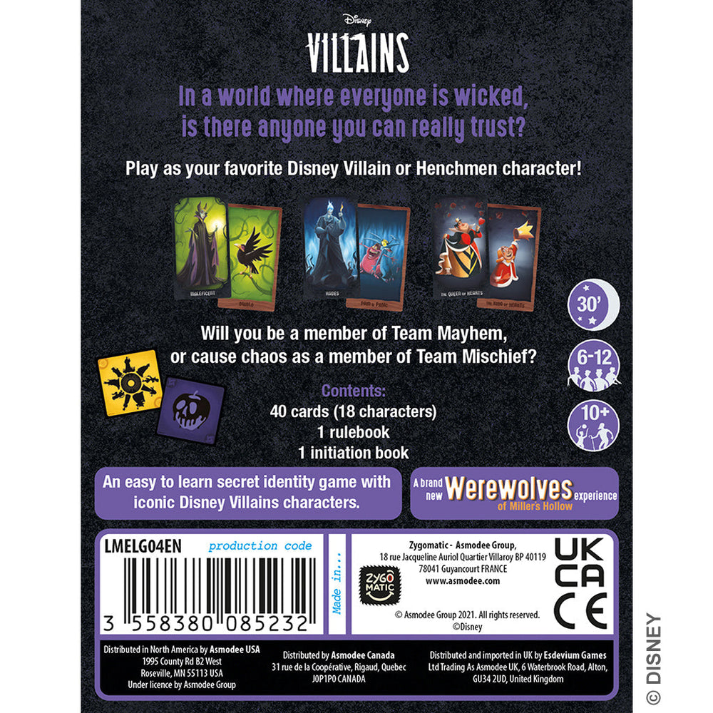 Disney Villains: Gathering of the Wicked (ONLINE ORDER ONLY)